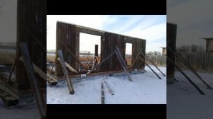 Дом из шпал вертикально