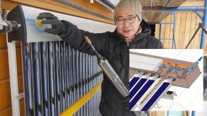 Система солнечного отопления и горячего водоснабжения на основе солнечных вакуумных коллекторов