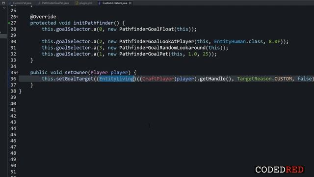 Coding a Custom Creature | (Ep. 2) Advanced 1.16.x Spigot Coding смотреть онлайн