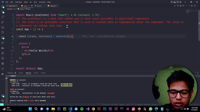 Full React Tutorial #7 - React hooks | useState hook | What is hooks in react js | what is useState смотреть онлайн