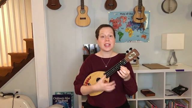 Ring a Ring o’ Roses 1-chord song-- Little Ukes (Ukulele lesson for KIDS) смотреть онлайн
