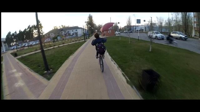 Как я - Учился Стантить, Покатушки на велосипеде!!! смотреть онлайн