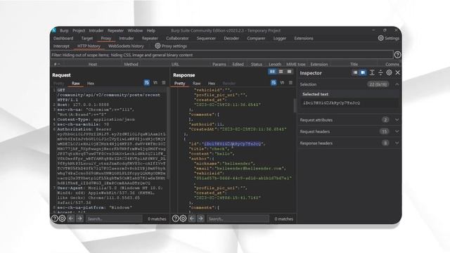 API3 - Excessive Data Exposure | crAPI смотреть онлайн