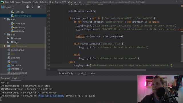 Validate provider data in middleware - Project: Authentication - Part 10 смотреть онлайн