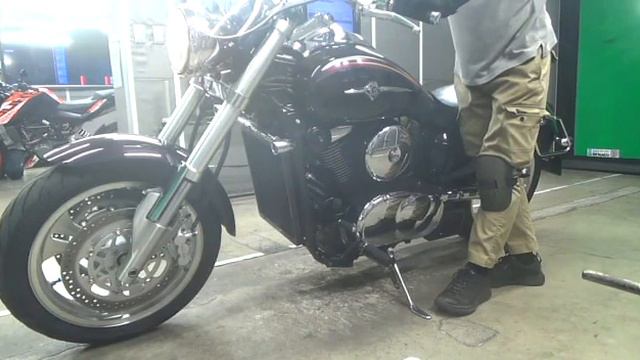 Kawasaki Vulcan 1500 (VN1500) Mean Streak Vance & Hines exhaust sound смотреть онлайн