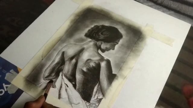 using charcoal pencil figure sketch #art#artist#sketch#work #drawing смотреть онлайн