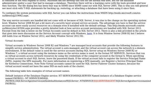 How do I configure SQL Server 2012 so that it can restore and see files in my user account? смотреть онлайн