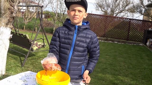 Шашлык! Свиная вырезка в тандыре! Вкусно! ENG SUB! смотреть онлайн