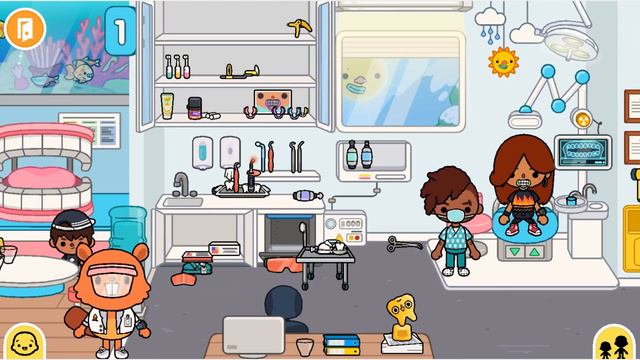 03 Toca Boca стоматология\\ Зубы надо чистить каждый день\\Stomatology in Toca Boca смотреть онлайн