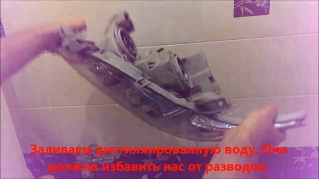 Как снять, поставить и помыть фары Camry V40 Пошагово смотреть онлайн