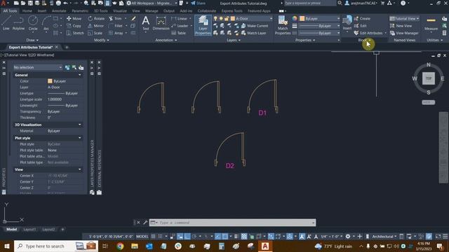Create Attributes with AutoCAD Part 1 смотреть онлайн
