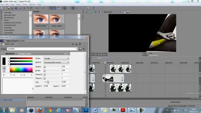 09. The 'Cookie Cutter' Effect PART 2 - Sony Vegas VIDDING Tutorial