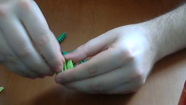 How to make 3D Origami Calla Flower model1 part1 смотреть онлайн