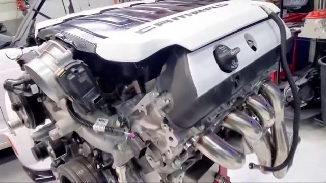 Chevy Camaro LT1 6.2L On Engine Stand смотреть онлайн