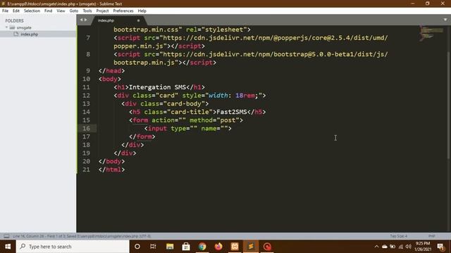 SMS Gateway Intergation (Fast2SMS) in PHP #intergation #gateway смотреть онлайн