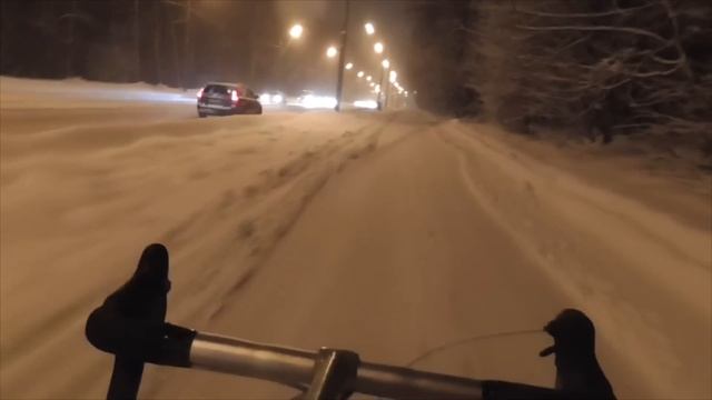 тест парафиновой смазки цепи Smoove в зимних городских условиях смотреть онлайн