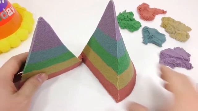 Кинетический цветной песок смотреть онлайн