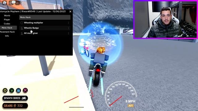MOTORCYCLE MAYHEM SCRIPT/HACK ROBLOX!! ALL MOTOS, SPEED MOD | ATUALIZADO [FUNCIONANDO] смотреть онлайн