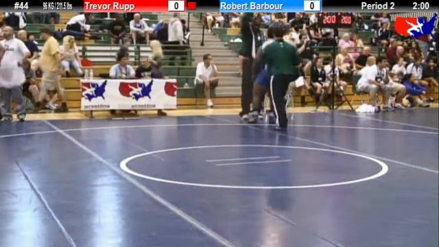 Sunkist Greco 96kg - Trevor Rupp vs. Robert Barbour смотреть онлайн