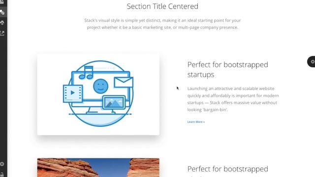 Variant Page Builder & Stack WordPress Theme Preview смотреть онлайн