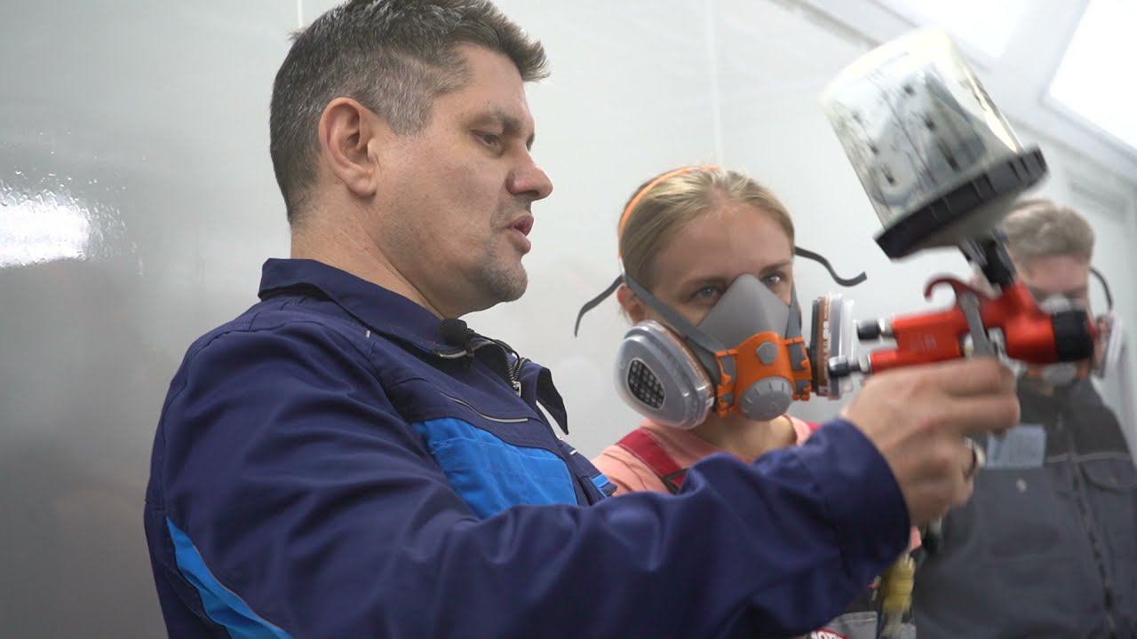 Научиться красить в одном видео. Секреты покраски авто смотреть онлайн