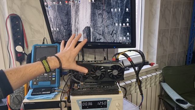 Пример, как объяснить клиенту о важности БП? Черный экран RX6800XT.
