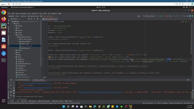 How to create an invoice using XMLRPC | Odoo External API смотреть онлайн