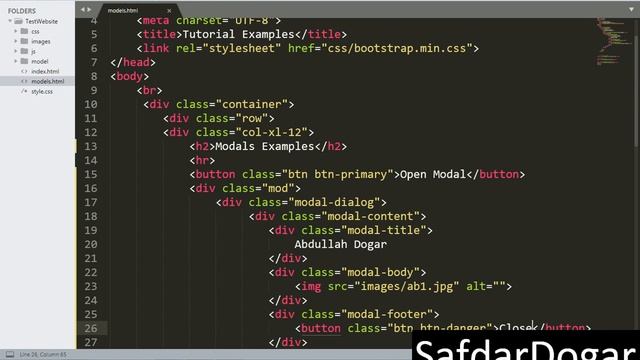 Modal in Bootstrap 4 |Part 24 - Bootstrap 4 Tutorial in Hindi смотреть онлайн
