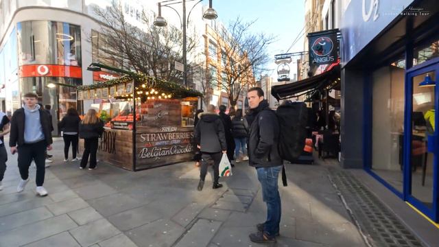 Walking London Oxford Street - February 2022 | London Shopping walk [4K] смотреть онлайн