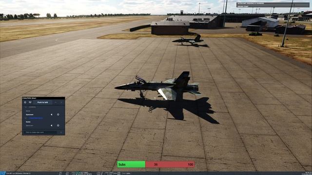 DCS World - F18s attack a Syrian Airbase смотреть онлайн