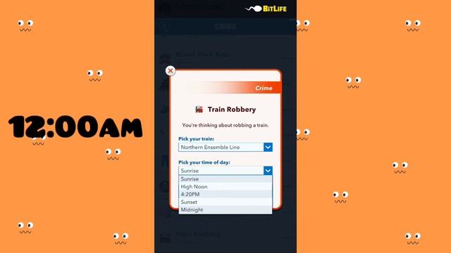 How to successfully rob the midnight, high noon, 4:20pm train || Bitlife смотреть онлайн