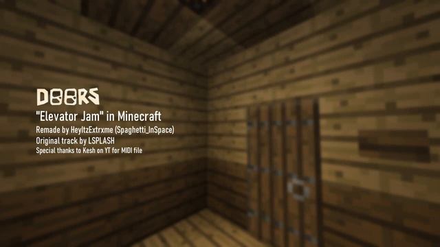 Roblox DOORS "Elevator Jam" OST in Minecraft! смотреть онлайн