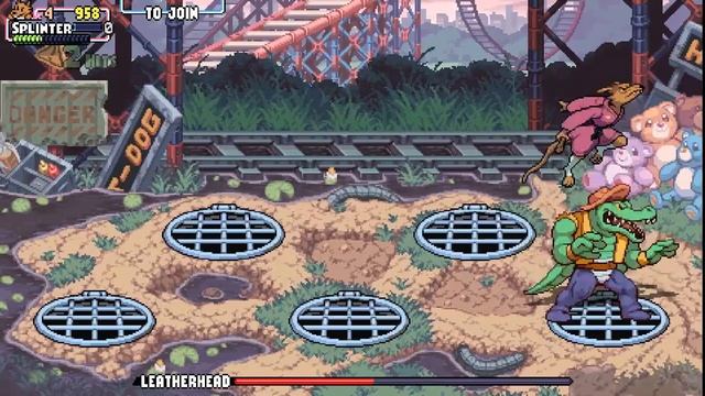 #21 Teenage Mutant Ninja Turtles:Shredder's Revenge FULL GAME прохождение за сплинтера смотреть онлайн