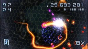 Super StarDust Portable gameplay (Taranis)