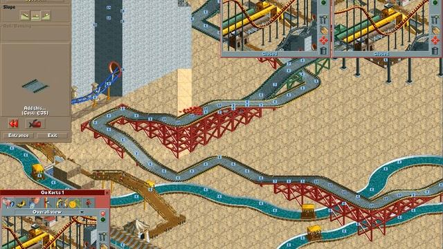 Rollercoaster Tycoon Loopy Landscapes #46 (Razor Rocks: Tarmac Control)