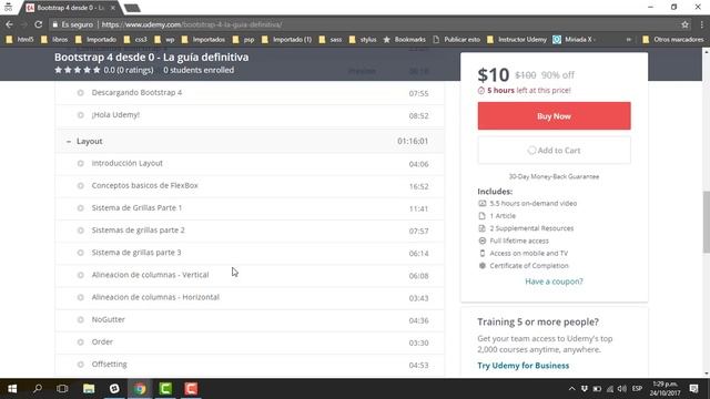 Bootstrap 4 desde 0 - La guía definitiva смотреть онлайн