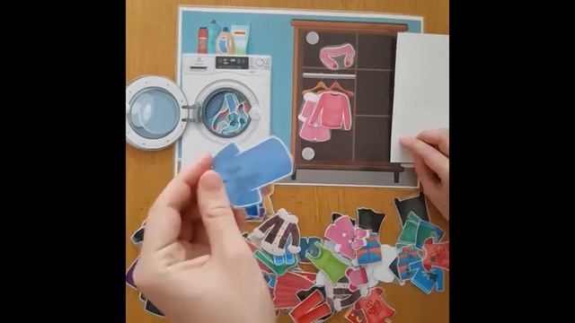 Игры на липучках, лексика Одежда 