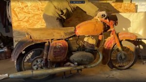 Невероятное восстановление ржавого мотоцикла JAWA 360