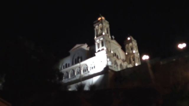 ^14 Нафплион Греция вечером: набережная с яхтами, центр города, крепость и церкви,ночной бар Empori смотреть онлайн