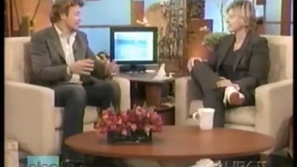 Simon Baker on Ellen 2006