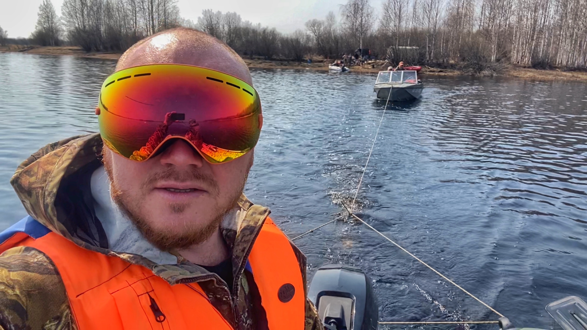 Проверка привады на медведя. Добираемся на лодке Mishimo 370 Sport.