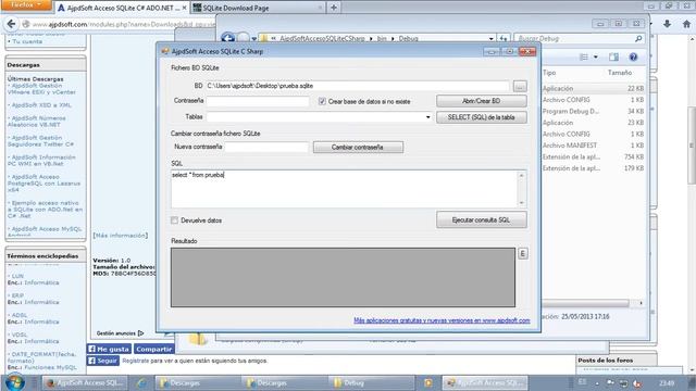 AjpdSoft Acceso SQLite | Freeware Open Source en C# C Sharp смотреть онлайн
