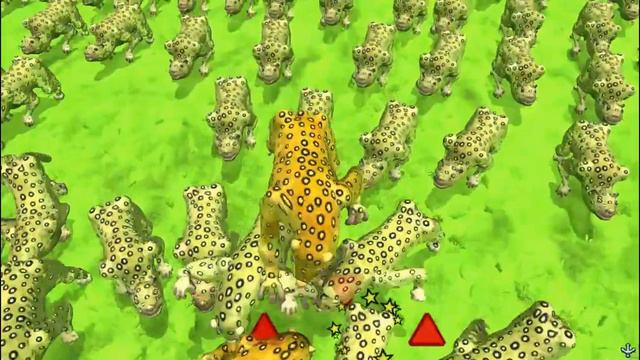 1000 Jaguar vs 1000 Leopard | Beast War [S2E3] | SPORE смотреть онлайн