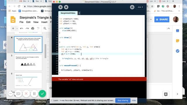 Coding Sierpinski's Triangle in 10 minutes! смотреть онлайн