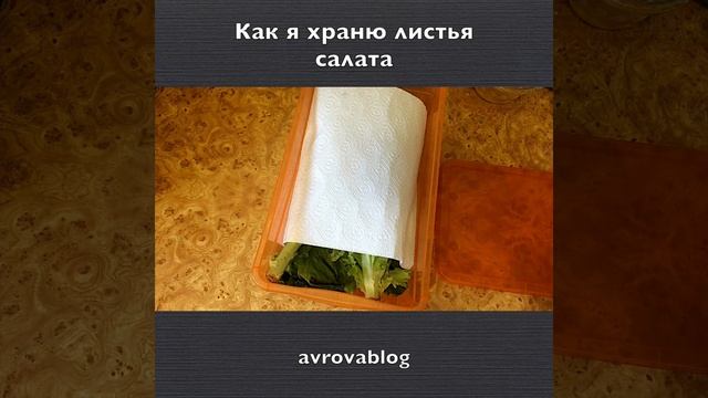 Как я храню листья салата смотреть онлайн