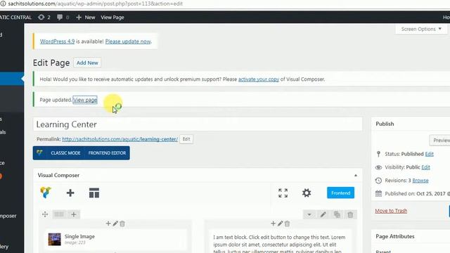 Add content using Wordpress Visual Composer смотреть онлайн