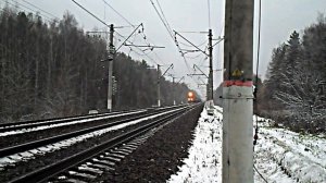 Ранняя Зима Ярославского Направление, перегон Пушкино — Софрино