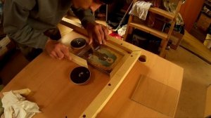 Простейший киот для иконы. Изготовлен при помощи циркулярки и торцовочной пилы.