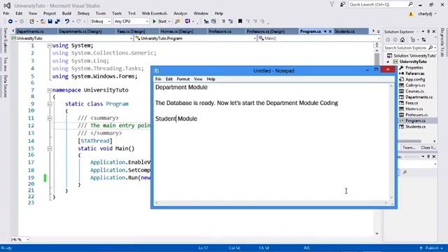 University Management System Using C#.Net смотреть онлайн