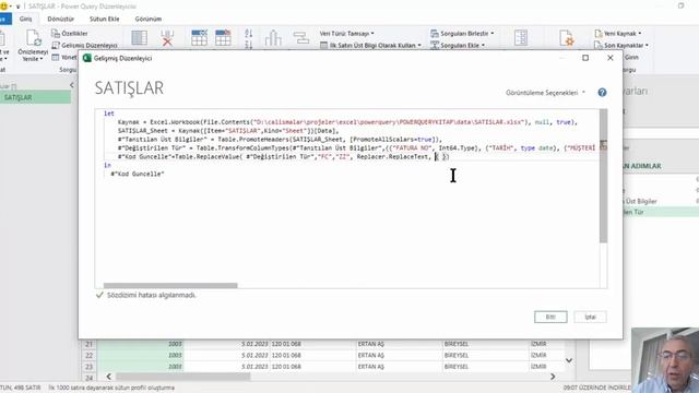 EXCEL POWER QUERY & POWER PIVOT İLE Veri Analizi ve Raporlama 2-39 смотреть онлайн